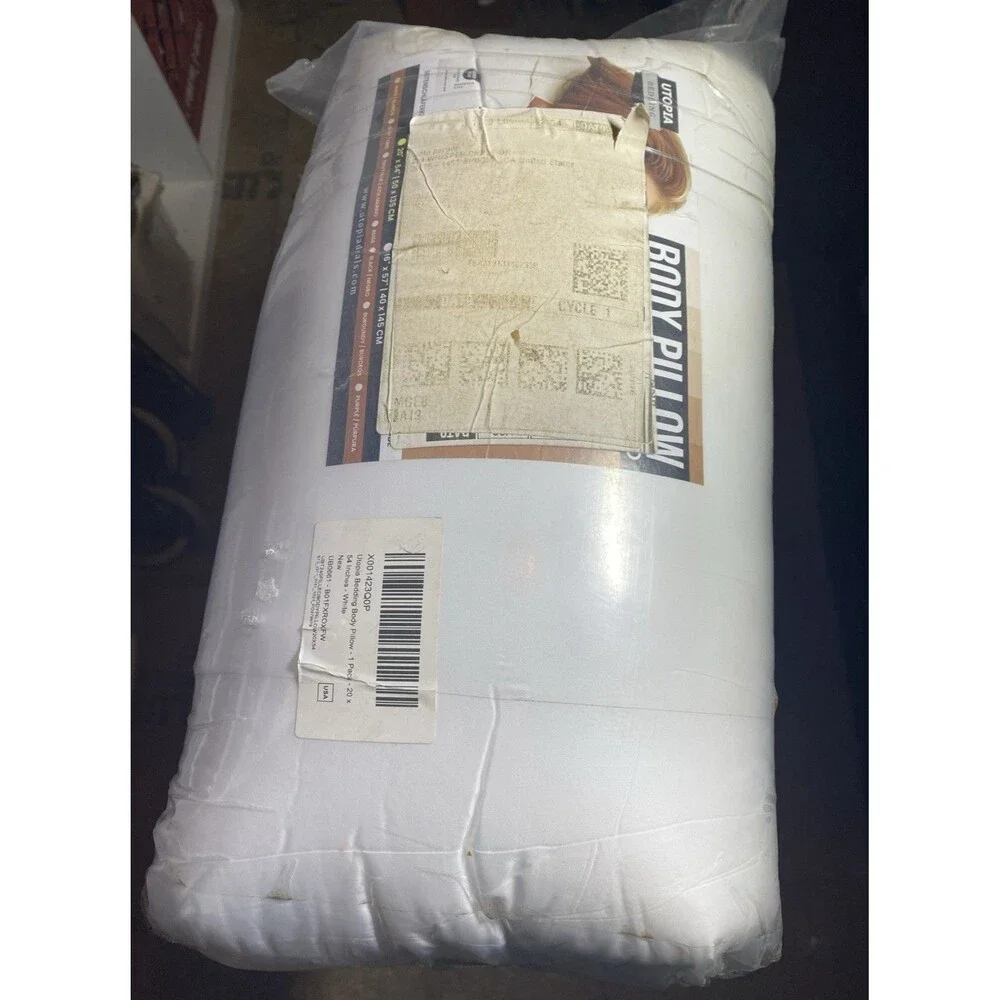 Utopia Bedding Full Body Pillow for Adults (White, 20 x 54 Inch), Long Pillow...